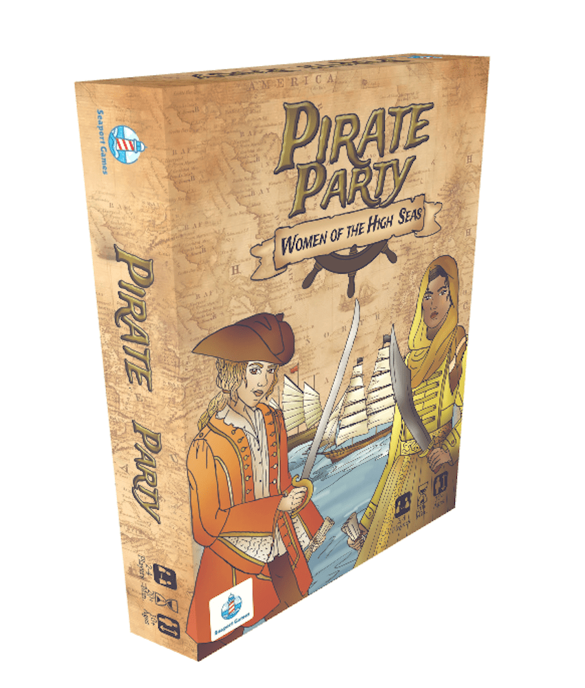 Pirate Party Women of the High Seas card game for 2-4 players from Seaport Games